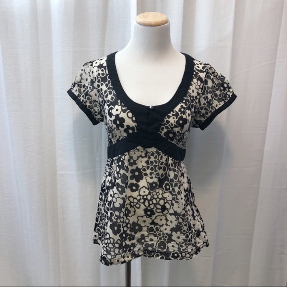 Anthropologie Edme & Esyllte floral tie-back top 8